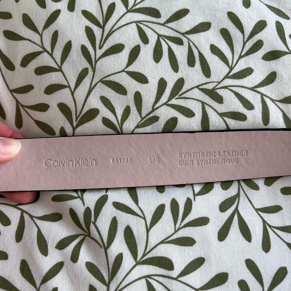 Calvin Klein Synthetic Leather Black Belt - Picture 5 of 5